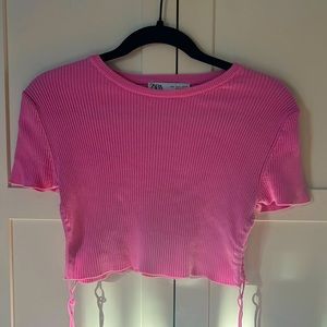 Zara Cropped Knit Top